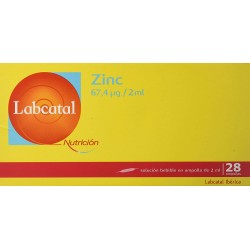 Labcatal Zinc 28 Ampollas