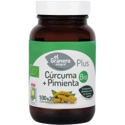 Curcuma+pimienta 120u.