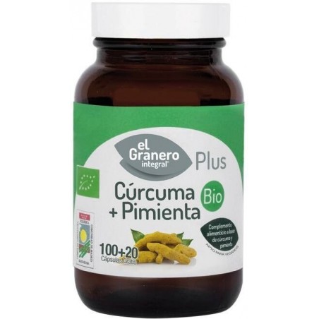 Curcuma+pimienta 120u.