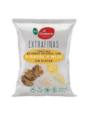 EXTRAFINAS TORTITAS ARROZ INT.GIRASOL/MIJO
