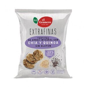 EXTRAFINAS TORTITAS ARROZ INT.CHIA/QUINOA