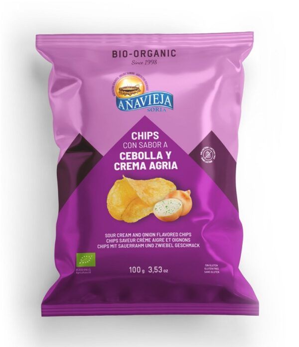 PATATAS FRITAS CEBOLLA Y CREMA 100GR