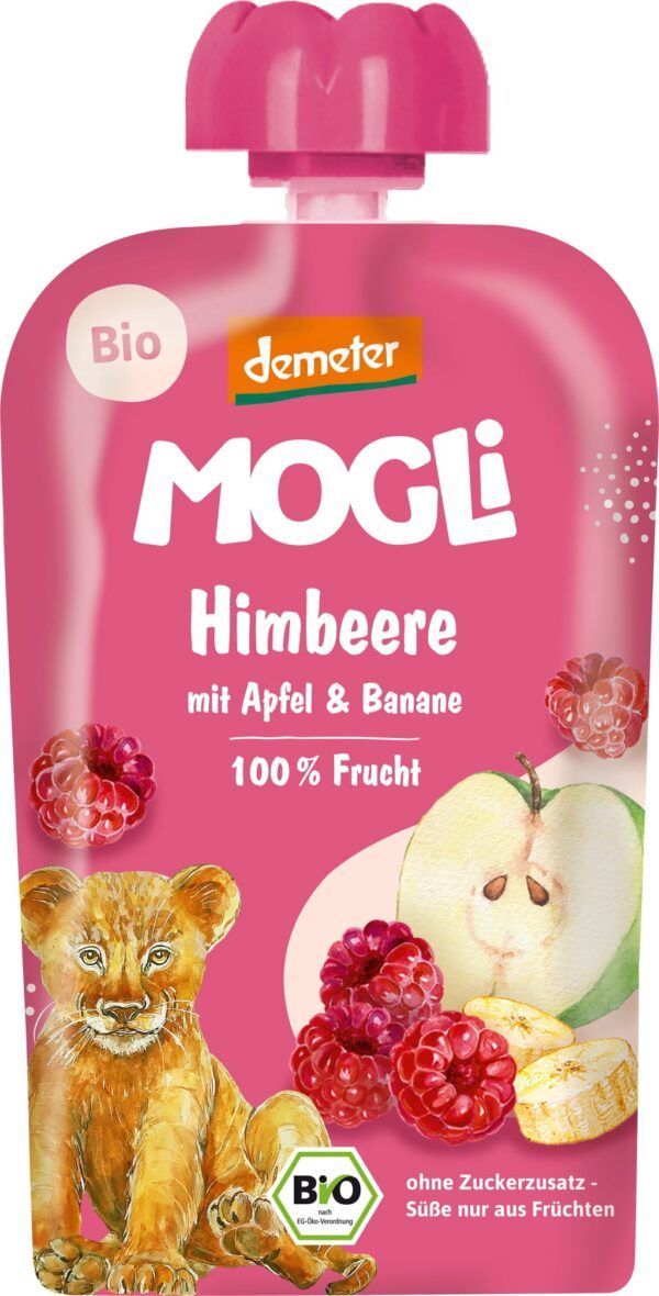 PURÉ FRAMBUESA, MANZANA Y PLÁTANO 100GR