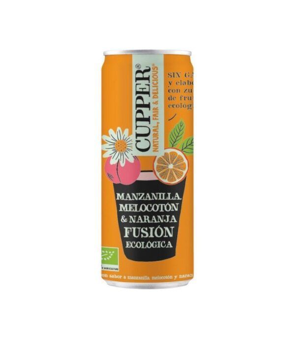 BEBIDA DE MANZANILLA, MELOCOTON Y NARANJA BIO 250ML