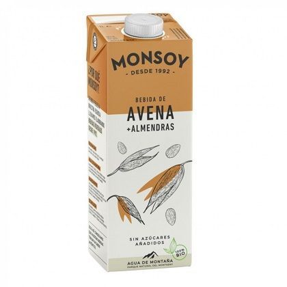 BEBIDA AVENA Y ALMENDRA BIO 1L MONSOY