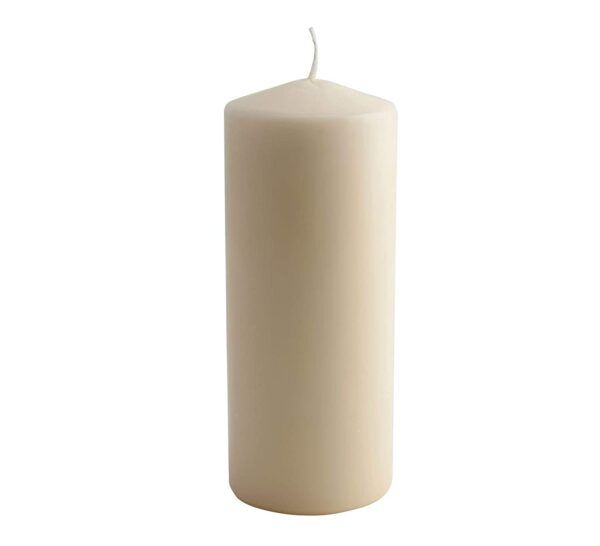 VELA 70X15 MARFIL PARAFINA NATURAL FILTRADA
