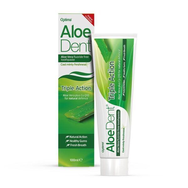DENTIFRICO ALOE TRIPLE ACCION S/FLUOR 100ML