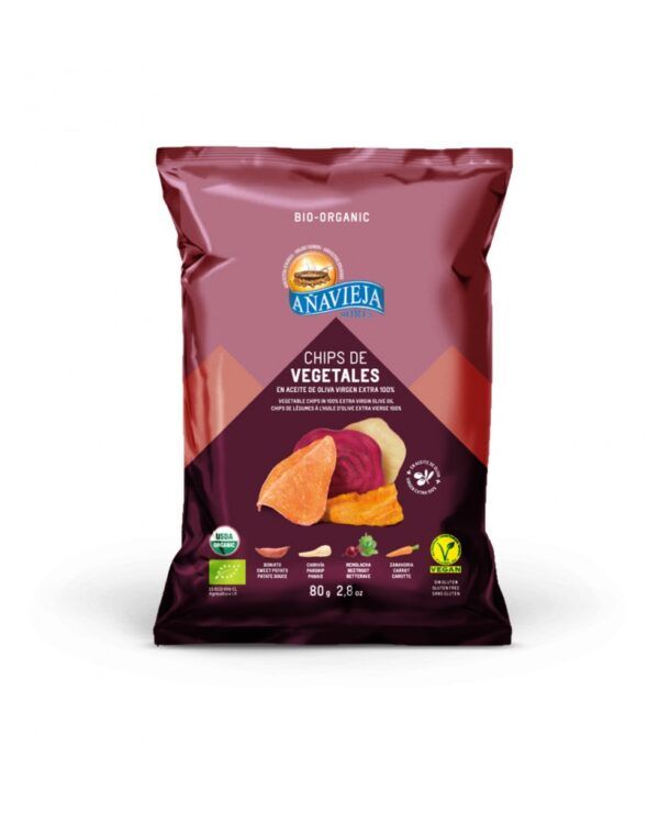 CHIPS DE VEGETALES 80 GR