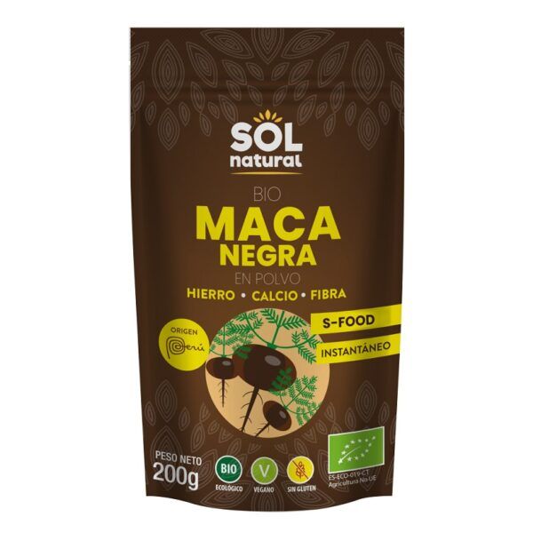 MACA NEGRA EN POLVO 200 GR BIO