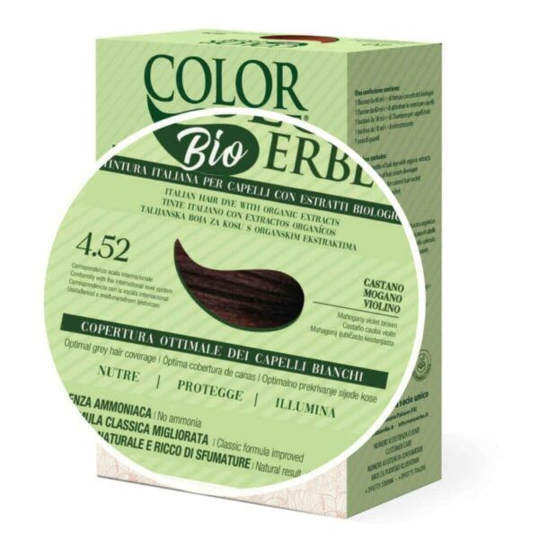 TINTE BIO CLASICO MEJORADO 4.52 CASTAÑO CAOBA