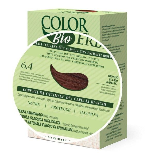 TINTE BIO N.6.4 RUBIO OSCURO COBRE NATUR