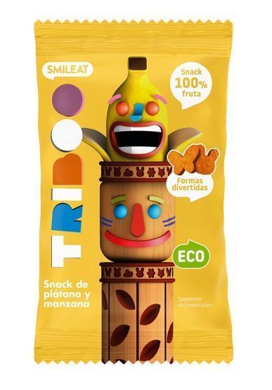 SNACK DE PLATANO Y MANZANA BIO 25 GR