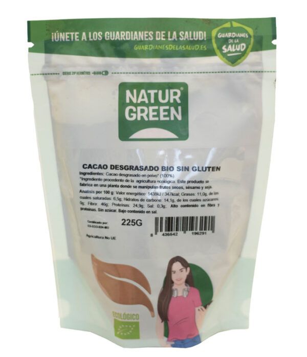 CACAO DESGRASADO BIO 225GR