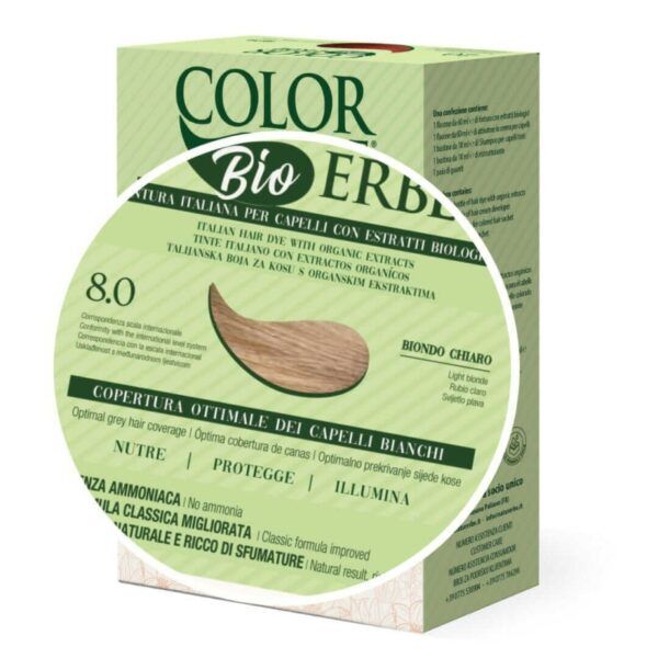 TINTE BIO N 8.0 RUBIO CLARO