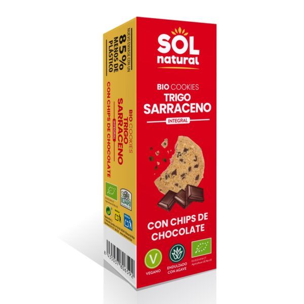 COOKIES TRIGO SARACENO Y CHOCOLATE
