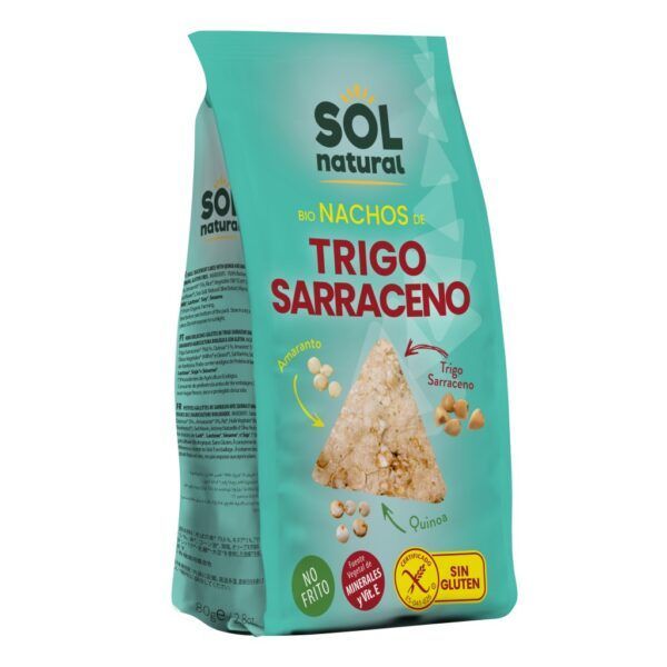 NACHOS TRIGO SARACENO AMARANTO-QUINOA 80GR