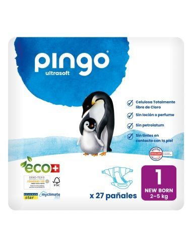 PAÑALES RECIEN NACIDO 2-5 KG BIO 27 UNDS