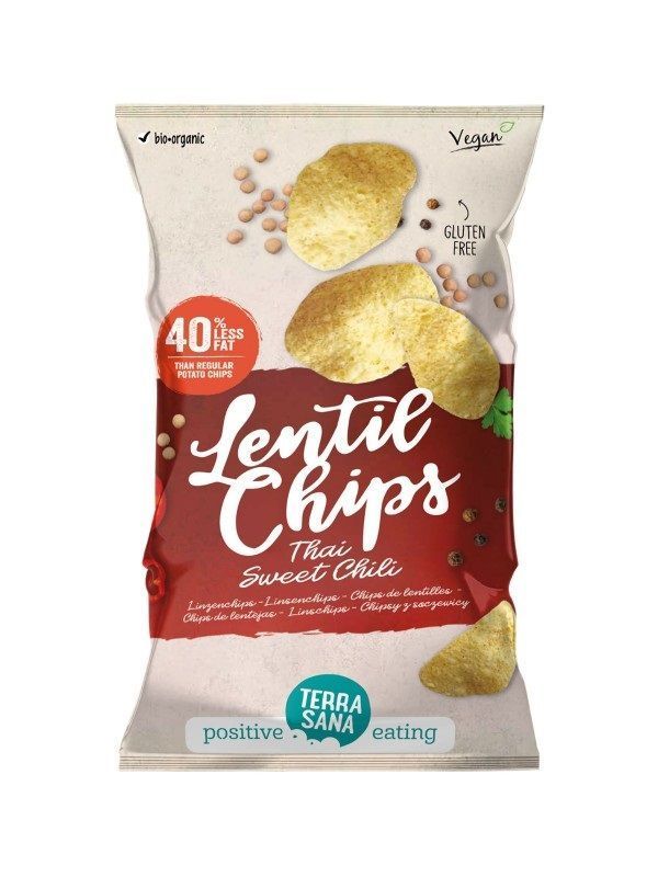 CHIPS LENTEJA CHILI DULCE BIO 75 GR
