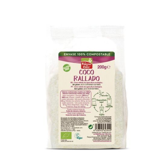 COCO RALLADO BIO GLUTEN FREE 200 GR