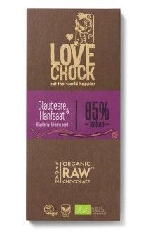 CHOCO ARANDANOS/SEMILLAS DE CAÑAMO 70 GR VEGAN
