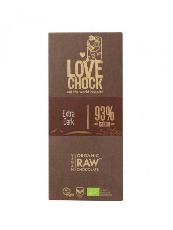 CHOCO 93% CACAO C/VAINILLA 70 GR VEGAN