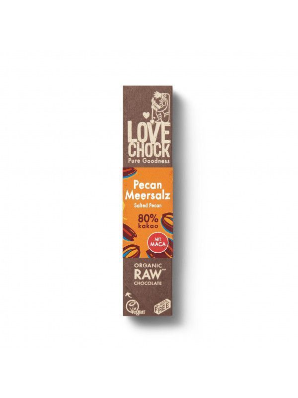 CHOCO LOVE PECAN/SAL MARINA 81%CACAO 40GR