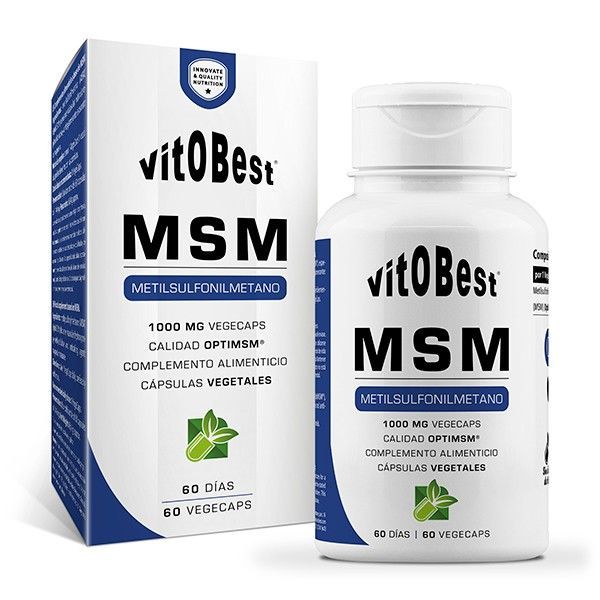 MSM METILSULFONILMETANO 1000MG 60U.