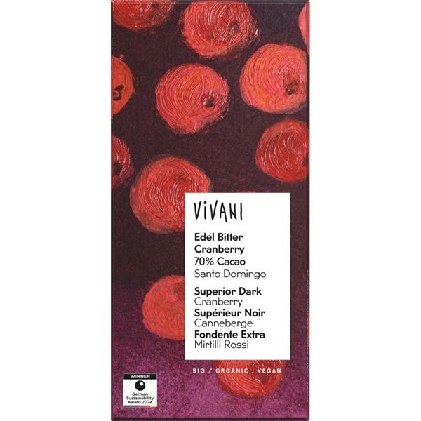 CHOCOLATE DE ARÁNDANOS 80GR