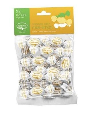 CARAMELO SIN AZUCAR MIEL Y LIMÓN 100GR