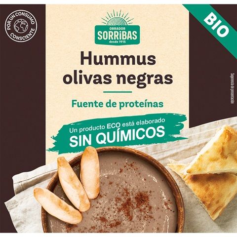 HUMMUS OLIVAS NEGRAS 240 GR