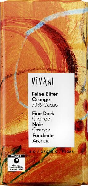 CHOCOLATE DE NARANJA AMARGA 80GR