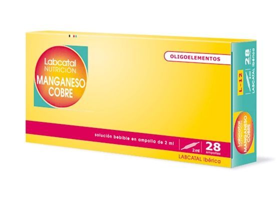 LABCATAL COBRE 28 AMPOLLAS