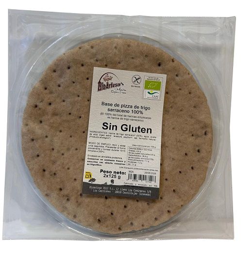 BASES DE PIZZA DE TRIGO SARRACENO 100% SIN GLUTEN