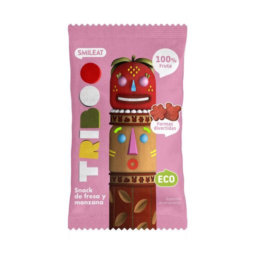 SNACK FRESA Y MANZANA BIO 25 GR