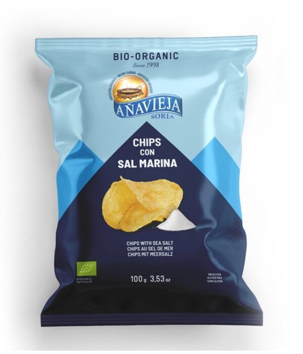 PATATAS FRITAS CON ACEITE GIRASOL 100GR