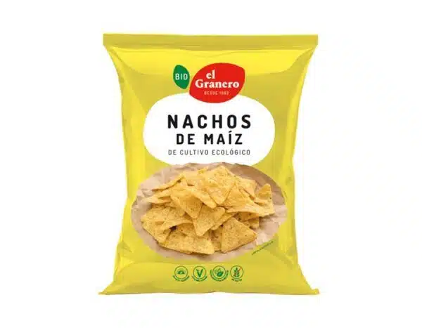 NACHOS DE MAIZ BIO 125GR