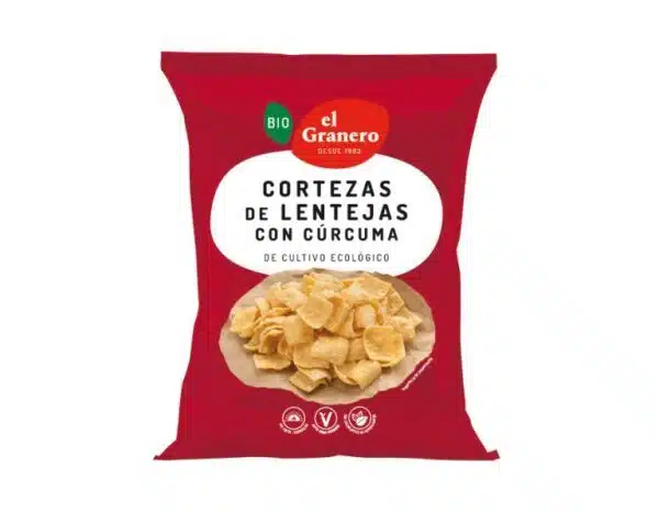 CORTEZAS DE LENTEJAS C/CURCUMA BIO 65 GR