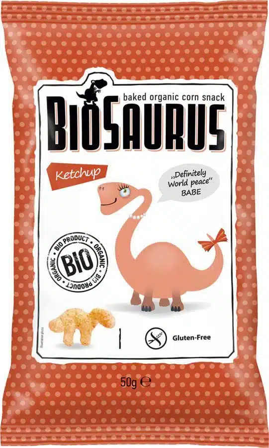 BIOSAURUS MAIZ BIO KETCHUP S/GLUTEN 50GR