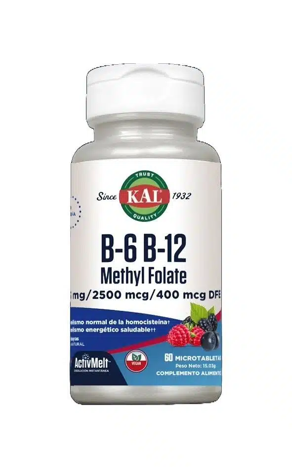 B6/B12 METHYL FOLATE(HOMOCISTEIN) 60 SUBLIN