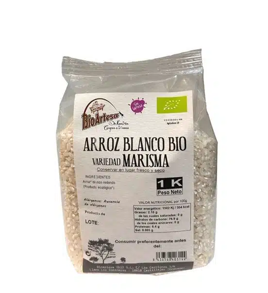 ARROZ BLANCO BIO VARIEDAD MARISMA 1KG