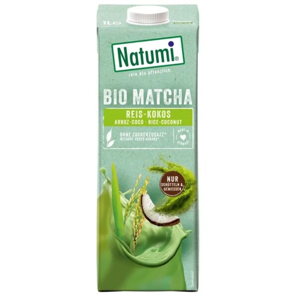 BIO MATCHA (BEBIDA ARROZ, LECHE COCO Y TE MATCHA) 1L.