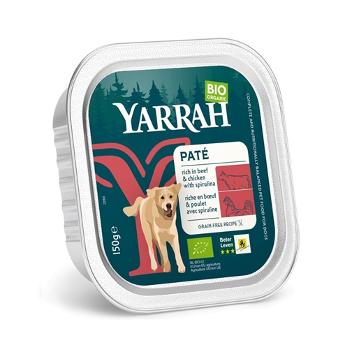 PATE DE VACA Y ESPIRULINA PARA PERROS 150GR