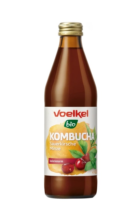 KOMBUCHA CEREZA MENTA BIO 330ML