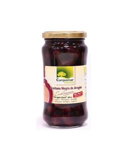 ACEITUNA NEGRA DE ARAGON NATURAL SECA 200GR