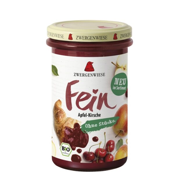MERMELADA MANZANA CEREZA (AZUCAR REMOLACHA) BIO 225GR