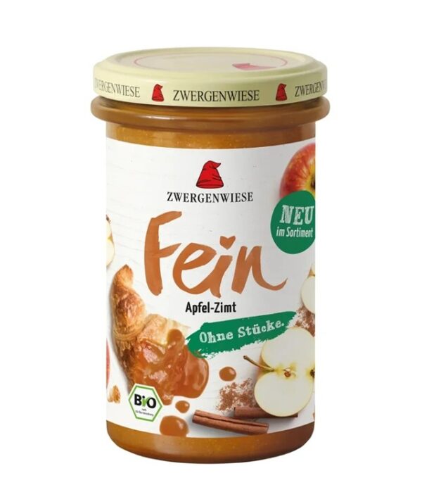 MERMELADA MANZANA CANELA (AZUCAR REMOLACHA) BIO 225GR
